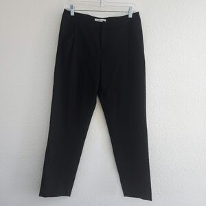 Everlane Women's Black 100% Cotton Taper Leg Work Pant Size Small Ankle Length